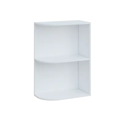 QSZ - 3 spodní skříňka rohová, nika, pravá, 900x300x600, bílá